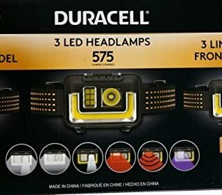 Duracell LED Headlamps 575 Lumens, 3 Count