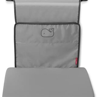 Skip Hop Baby Bath All-in-One Elbow Saver and Kneeler, Moby, Grey