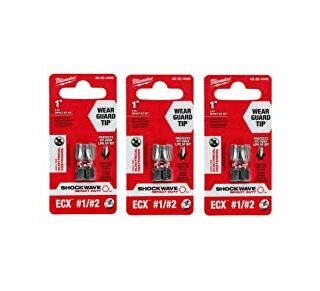 Milwaukee 48-32-4440 Insert bit Ecx 1/4"Hex, 2 Per Pack, 3 Pack
