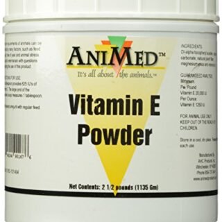 AniMed Vitamin E Powder Supplement for Horses, 2.5-Pound