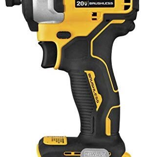 DEWALT ATOMIC 20V MAX* Impact Driver, Cordless, Compact, 1/4-Inch, Tool Only (DCF809B)