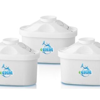 EHM SureFlow Alkaline Water Pitcher Replacement Cartridge – Healthy Drinking Water, PH 8.5-9.5, 6-Stage Filtration & Hydration System