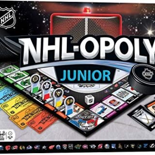 MasterPieces NHL Opoly Junior Board Game, For 2-4 Players, Ages 6+