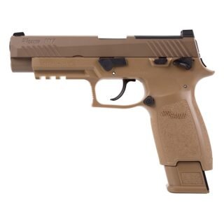 SIG Sauer M17 P320 ASP, CO2 Pellet Pistol, Tan air Pistol