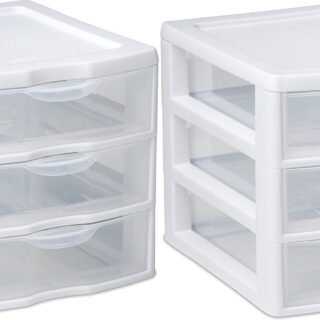 Sterilite 20738006 Art Furniture and Storage, Multicolor, No Size, White